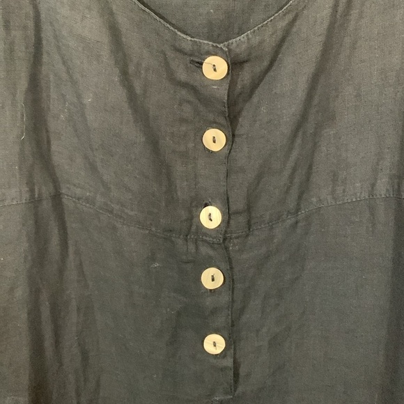 Fresh Produce Mandela Print Gray/Olive Sleeveless Dress size L - Picture 4 of 11